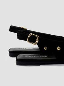 ADAMUMU New Women's High-End Fashion Comfortable Sequin Flat Shoes, Cute For Daily Wear, Spring/Summer Holiday - Black - View 8