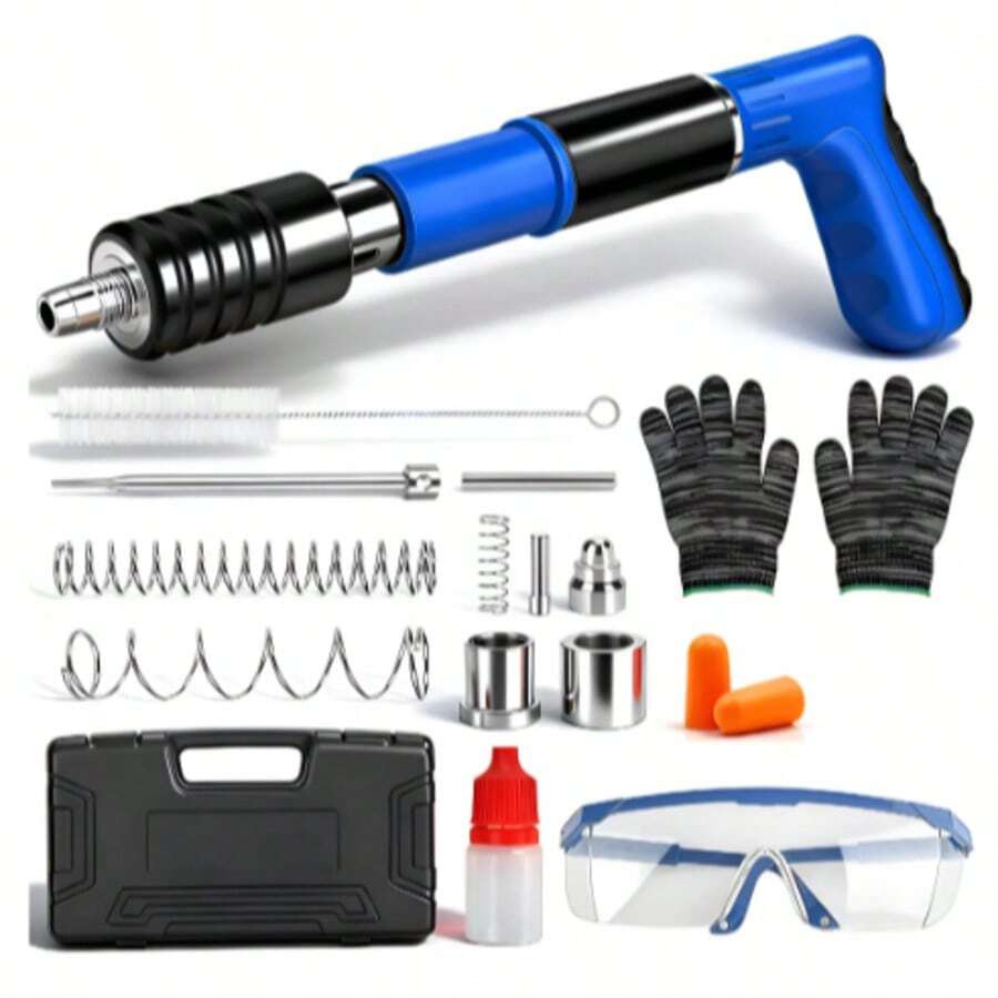 Pistola Remachadora de Clavos - Azul - Ver 1