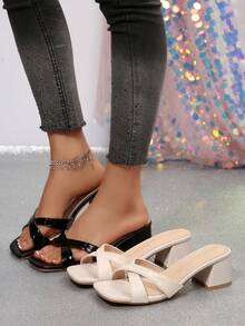 Fashionable And Versatile High Heel Sandals For Teenagers, Summer