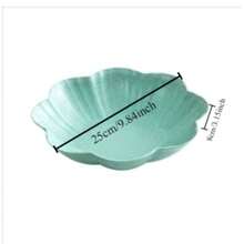 Shaped Fruit Bowl Plastic Snack Tray Salad Plate Nut Serving Platter Party Appetizer Tray Kitchen Restaurant - Multicolor - View 7
