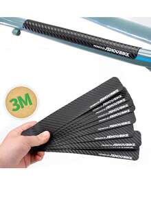 Bicycle Chain Protection Sticker, Mountain Bike Frame Anti-Scratch Sticker, Thickened Carbon Fiber Waterproof Cycling Accessories - Multicolor - View 1