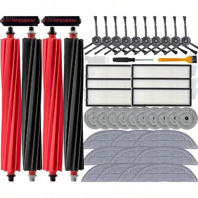 Replacement For Roborock S8 MaxV Ultra S8 Max Untra Robot Vacuum Not For S8 Pro Ultra 45 Pack Includes Roller Br...