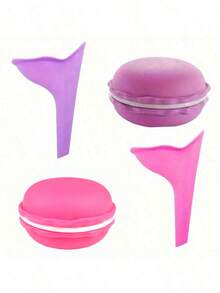 1个便携式可折叠小便器 - 女性专用，易于清洁，防漏设计，适合户外及紧急情况使用，小便漏斗 | 可折叠小便器 | 小便漏斗，用于排尿，浴室配件，浴室工具 - 彩色 - 查看 5