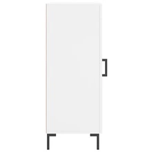 Buffet vidaXL blanc 34,5 x 34 x 90 cm, matériau à base de bois - Multicolore - Voir 7