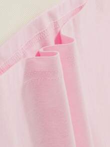 Girls KATSEYE K Pop Group Heart Photo Double Sided Print T Shirts Girls Kids Short Sleeve Casual Cute Wear Party Play Machine Washable Gift - 粉色 - 查看 4