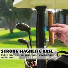 Magnetic Holder Carts - Versatile, Fire - Retardant And Elasticity Silicone Stogie Clip, Golfing Fishing Camping And Outdoor Activities Men - Black - View 4