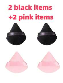 10pcs Triangle Velvet Puff And Mini Pizza Puff, Suitable For Makeup, Dry And Wet Use. Lightweight And Washable, Suitable For All Skin Types And Makeup Beginners. Can Be Used For Makeup, Home Decor, Vanity, Travel, Bedroom And More, Ideal Makeup Accessory, Powder Puff, Makeup Sponge, Makeup Sponge.,Giveaways,Travel,Cheap Stuff,Travel Essential - Multicolor - View 11