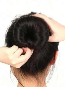 12pcs Women Braided Bun Maker, 2pcs Medium Ponytail Shaper Solid Hair Donut Bun Maker, Circular Bun Maker, Chignon Maker, Hair Accessories - Multicolor - View 2