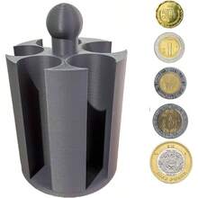 Organizador de Monedas para Auto o Carro Porta Vasos 5 tamaos Gris - inicial - Ver 5