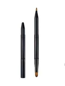 Telescopic, Single-Head Lip Brush; Makeup Brush With Lid; Portable Lipstick Brush - Multicolor - View 7