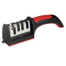 Professional Knife Sharpener, Equipped With High-Precision Whetstone, Tungsten Carbide Diamond And Ceramic Sharpening Stones - Non-Slip Handle, Fast And Durable Performance, Ergonomic Design, Durable Structure, Suitable For Home Chefs