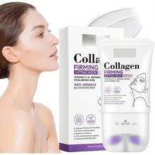 Crema para Cuello Reafirmante, Collagen Firming Cream con Masaje de Rodillos para Hidratante y Reafirmar, Reduce las Arrugas Cuello - 1 - Ver 7