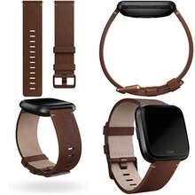 Fitbit Banda Accesorio Versa Piel, color , Chica(Chico Cognac) - Multicolor - Ver 1