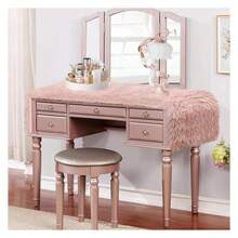 Blush Pink Table Runner 12x48 Inch, Pastel PinkFur Dresser Runners For Bedroom, Dining Table Decor, Wedding Thanksgiving Christmas Home Accents - Nhiều màu 604 - Xem 8