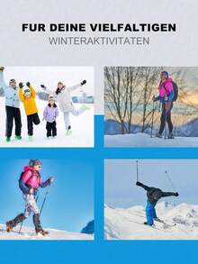 1/2 Pair Anti-Slip Shoe Spikes, 5-Tooth Ice Cleats, Suitable For Hiking Boots, Non-Slip Shoe Covers, Ice Traction Shoe Crampons, Unisex Ice Grippers For Outdoor Winter Sports, Hiking, Ice Fishing - Multicolor - View 6