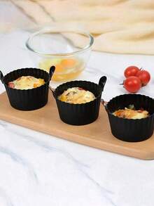 2/4pcs Air Fryer Baking Cups, Silicone Baking Molds, Scone Cups, Muffin Cups, Egg Tart Molds, Kitchen Accessories, Baking Tools, DIY Supplies