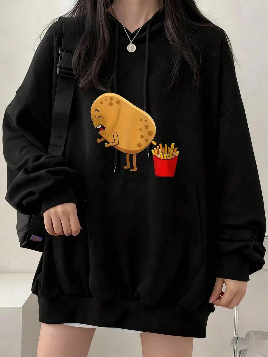 Women Sweatshirts - Black - View 1