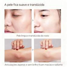 QUARXERY Esfoliante Facial, Esfoliante Corporal, Gel de Limpeza Facial - Gel Exfoliante Purificante , Reduce Poros y Elimina Suciedad para Todo Tipo de Piel - Rosa chiclete - Visão 10