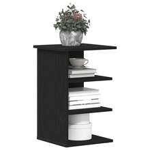 Tavolino laterale vidaXL in rovere nero, 35 x 35 x 55 cm, materiale a base di legno. - Multicolore - Visualizzare 3