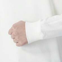 Puma 男女通用卫衣，2026 春季新款休闲舒适抓绒圆领长袖套头衫，625834-65 - 白色 - 查看 5