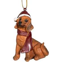 Adornos navideños con diseño de Perros, , Color Completo, 1(Perro salchicha) - Multicolor - Ver 8