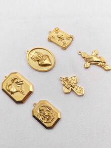 Multi-Element Elegant Pendant Accessory, Suitable For Daily Wear - Yellow Gold - View 6