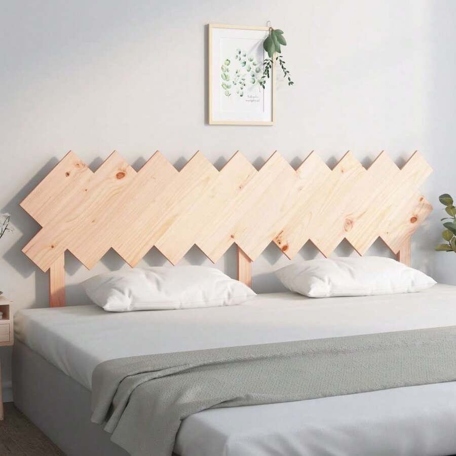 Tête de lit vidaXL 196 x 3 x 80,5 cm en pin massif - Multicolore - Voir 1