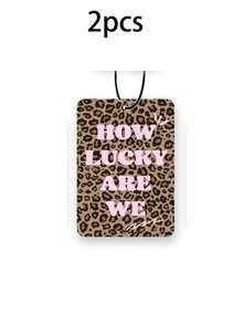 Leopard Print Car Fragrance Sheets, Car Air Freshener, Car Fragrance Mirror Hanging Decor, Creative Personalized Car Fragrance Sheets, Suitable For Car Interior And Wardrobe, Long-Lasting Scented Paper Air Freshener Hanging Decor, Car Interior Decoration, Car Accessories, Can Be Used For About 3 Months After Unsealing - Multicolor - View 20