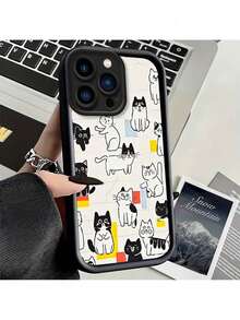 Estuche de TPU hermoso, resistente a los impactos con cobertura completa de la lente para for  16 Plus - Multicolor - Ver 4
