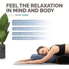 Yes4All - Almohada de esponja de triple capa para yoga restaurativo y meditación - Almohada versátil de apoyo de yoga, equilibrio y modificación de poses(A. Azul) - Multicolor - Ver 5