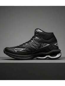 Men's Weightlifting Boot With Shock Absorber, Special Sizes 44, 45, 46, 47, 48 - Premium - 黑色 - 查看 2