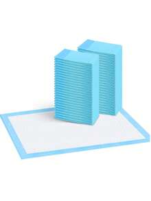 Super Absorbent Underpad, Extra Large Disposable Incontinence Pads, Protective Bed Pads, Chucks, For Adults, Elderly, Pet,Furniture & Surface Protection Pee Pad - Blue and White - View 3