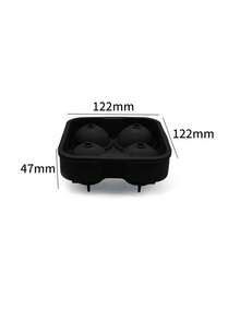 1pc Silicone Ice Ball Mold - Easy-Release & Heat-Resistant For Drinks & Desserts - Multicolor - View 14