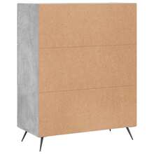 Credenza vidaXL in grigio cemento 69,5 x 34 x 90 cm Materiale a base di legno - Multicolore - Visualizzare 8