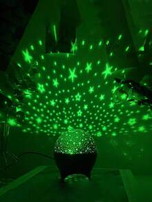 1pc RGB Star Sky Projection Lamp - Dreamy Night Light, USB Powered, With Color Changing, Moon & Star Patterns, Modern Home Decor, Suitable For Living Room, Bedroom, Bedroom Night Light | Star Moon Theme | Plastic Lampshade, Bedroom LED Light, Bedroom Decor, Room Decor - Mood Projector Light - View 11