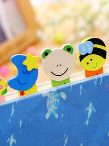 8pcs (Random) Colorful Cute Animal Bookmarks, Wooden Paper Clips, Cat/Fruit Notebook Bookmarks, Creative Colored Bookmark Paper Clips, Document Receipt Clips, Multi-Purpose Photo Clips, Holiday Gifts, Learning Rewards