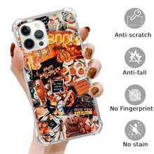 Autumn Aesthetic Collage Phone Case Compatible With For IPhone 16 Pro, Halloween Pumpkin Phone Case For For IPhone 16 Pro, Cool  TPU Bumper Case Cover,AutumnAesthetic - 秋日美學 - 查看 3