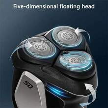 Máy cạo râu điện Philips S3108, máy cạo râu kiêm tỉa râu dòng điện không đổi, toàn thân có thể rửa được, đầu cạo 5D nổi, cảm biến thông minh, máy cạo râu dành cho nam giới. - màu đen - Xem 2