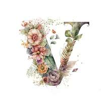 1pc, A-Z Clothes Stickers Beautiful Alphabet With Flower Heat Transfer For Clothes Pillow Patches Iron On Sticker Diy A-Level Washable Clothes Decals - Multicolor - View 29