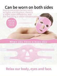 MUYKY Cold Face Eye Mask Ice Pack, Gel Bead Hot And Cold Pack, Single Mask/Single Eye Mask/Mask + Eye Mask Combination,Women's Sleeping Face SPA, Stress, Skin Care, Great Gift Choice - Multicolor - View 5