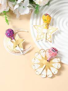 48 szt. papierowych kartek z lizakami na Eid Mubarak, biało-złote kartki z motywem księżyca z lampionem ramadanowym, torebki prezentowe na Eid Mubarak, opakowania na prezenty na Ramadan, islamskie torebki prezentowe na Eid Mubarak, dekoracje na Ramadan, dekoracje na stół na imprezę Eid Mubarak, dekoracje na Eid Mubarak, dekoracje na Eid, prezenty na Eid, prezenty na Ramadan, akcesoria na Ramadan, artykuły na Ramadan, upominki na imprezę Ramadan - platyna - Zobacz 6