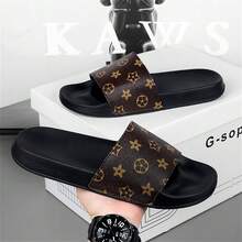 Men's Slippers Special Print Design Soft EVA Flat Non-Slip House Slippers Summer Men's Beach Slippers Super Comfortable Non-Slip Durable Men's Casual Slippers Suitable For Daily Casual Holiday Wear The Best Christmas Gifts