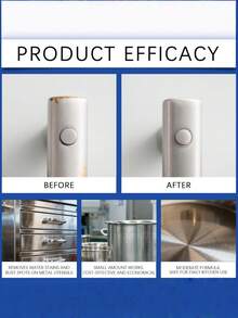 Cookware Cleaning & Polishing Powder, Deep Cleaning & Degreasing For Various Materials Like Pots, Pans, Countertops, Easy To Rinse - Multicolor - View 2