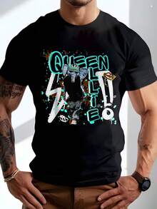 Men Sports Tees & Tanks - Black - View 6