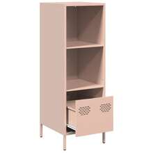 Credenza alta vidaXL rosa 35x39x103,5 cm in acciaio - Multicolore - Visualizzare 4
