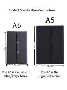 优雅三折皮革笔记本 | 螺旋装订 | 商务人士的挚爱 | 艺术青年的必备单品 | 个人日记伴侣 - 商务会议记录要点，彰显专业精神；个人学习，抒发心情，享受独处；旅行，记录风景和趣事。可拆卸内页，方便整理和添加内容。采用耐用皮革材质。
