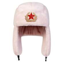 Gorro Lei Feng unisex con etiqueta de estrella de cinco puntas, gorro con orejeras para invierno, gorro de esquí para mantener el calor, gorro de bombardero para conducción al aire libre, actividades en la nieve IKWG - Gris - Ver 10