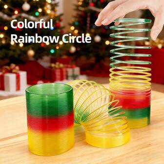 Jucării magice cu arc curcubeu asortate, jucării cu arc din plastic neon colorat curcubeu, articole pentru petreceri, jucării cadou unisex, Anul Nou, Ziua Îndrăgostiților, cadouri de ziua de naștere (parțial aleatoriu)