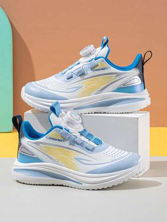 1 par de zapatos deportivos con suela suave y transpirable de doble cara, resistentes al desgaste, para niños y niñas, para actividades al aire libre, caminar, correr y ocio, adecuados para zapatos de ocio y tenis al aire libre