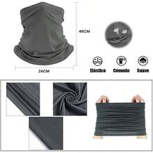 DQST Bandanas Deportivas 4 Packs para Hombre y Mujer. Proteccin El Viento y Los Rayos, Sedoso y Elstico, Adecuado para Deportes, Ciclismo, Motocicleta, Montaismo, Esqu, etc. - 4 Colores A - Ver 4